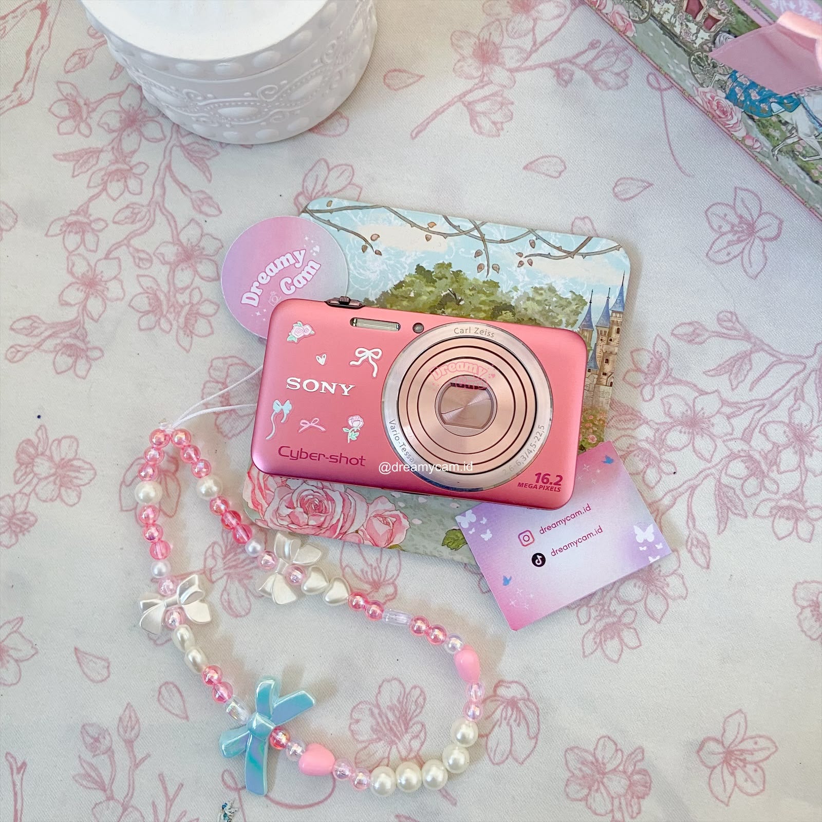 Sony Cybershot WX30 in coral pink | Digital Camera CCD Digicam