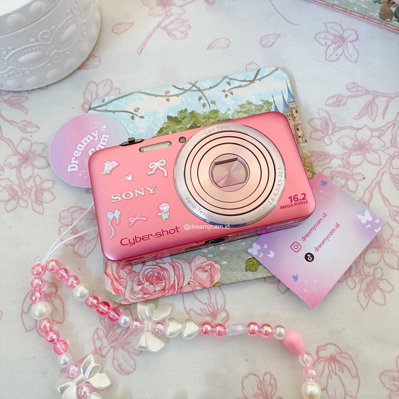 Sony Cybershot WX30 in coral pink | Digital Camera CCD Digicam