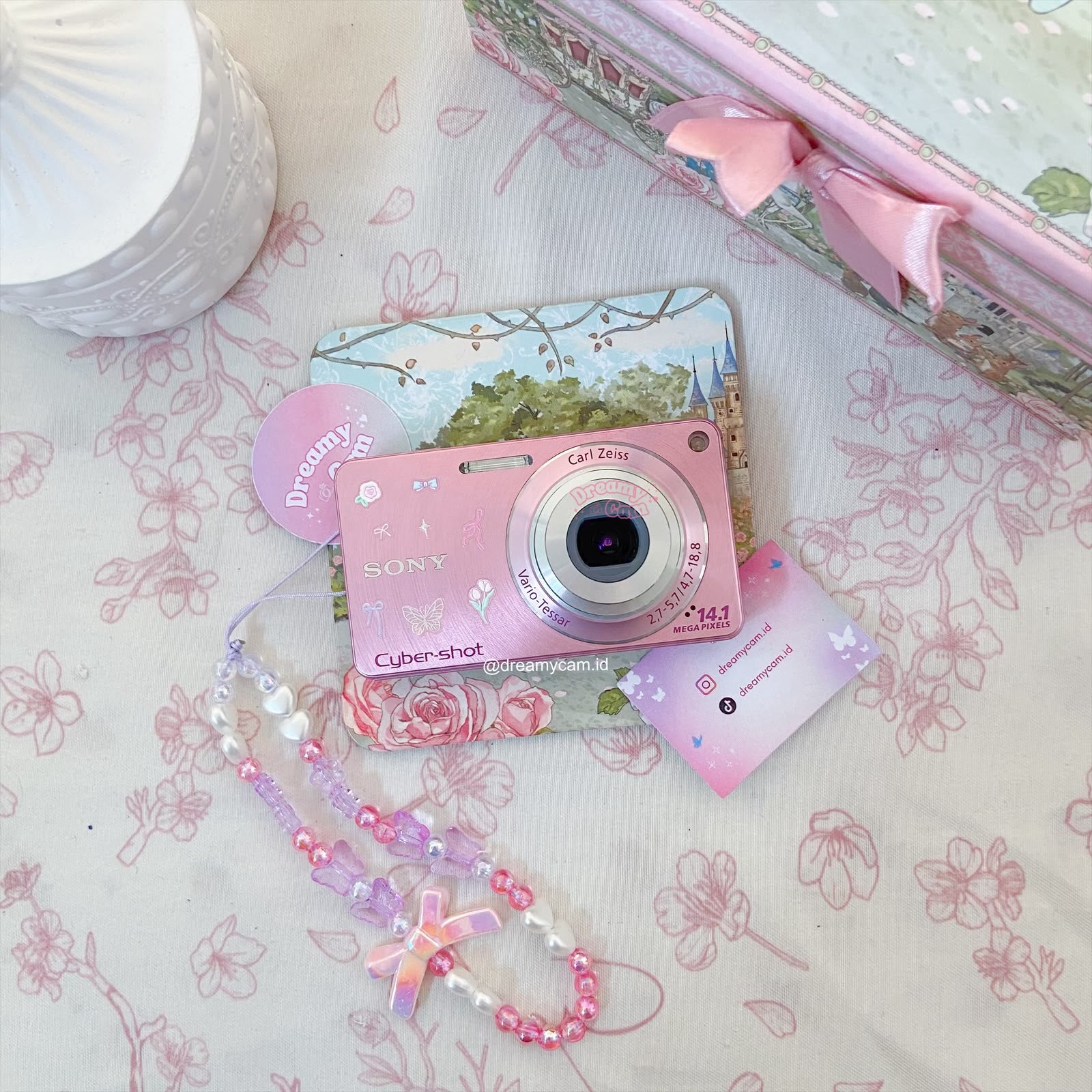 Sony Cybershot W350 in soft pink | Digital Camera CCD Digicam