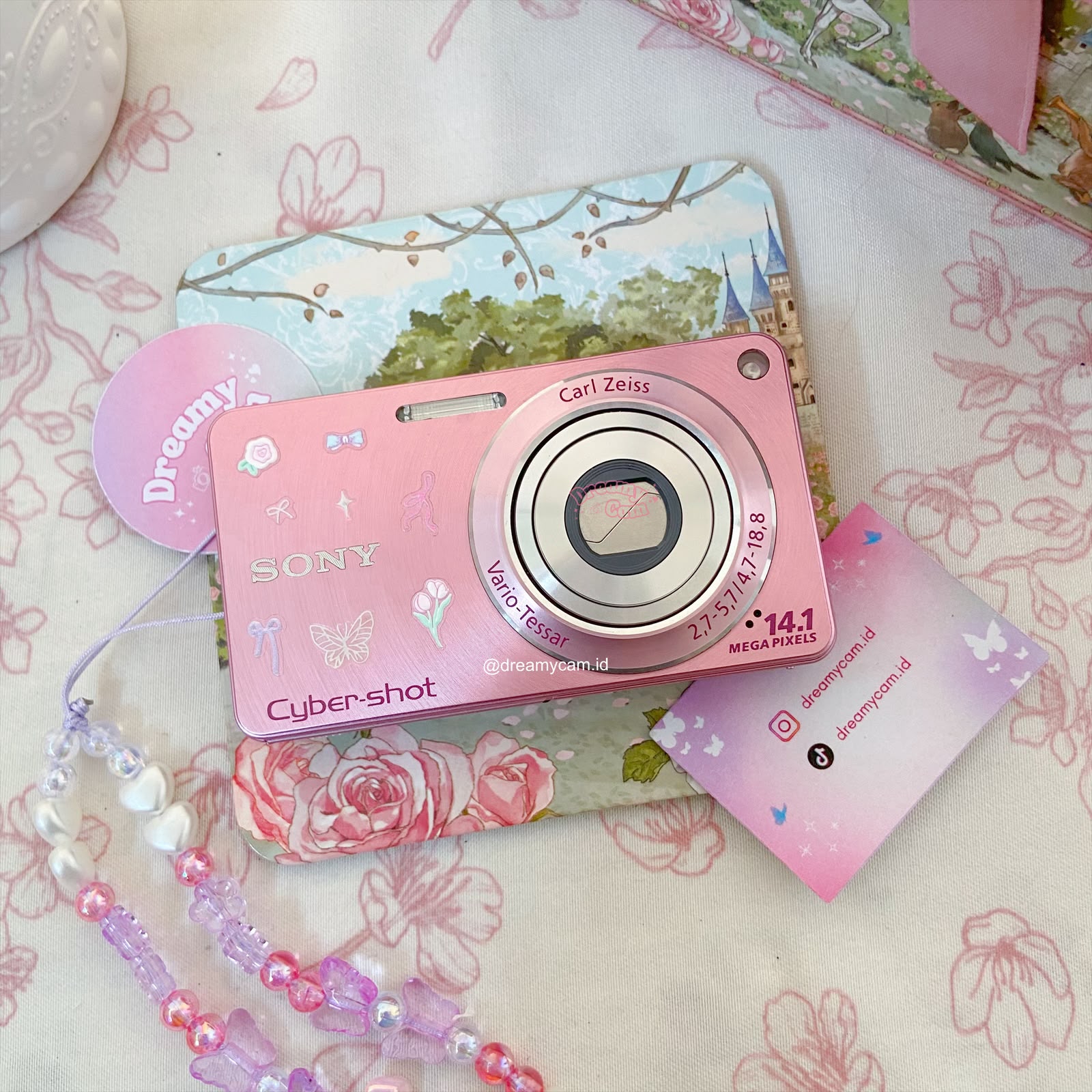 Sony Cybershot W350 in soft pink | Digital Camera CCD Digicam