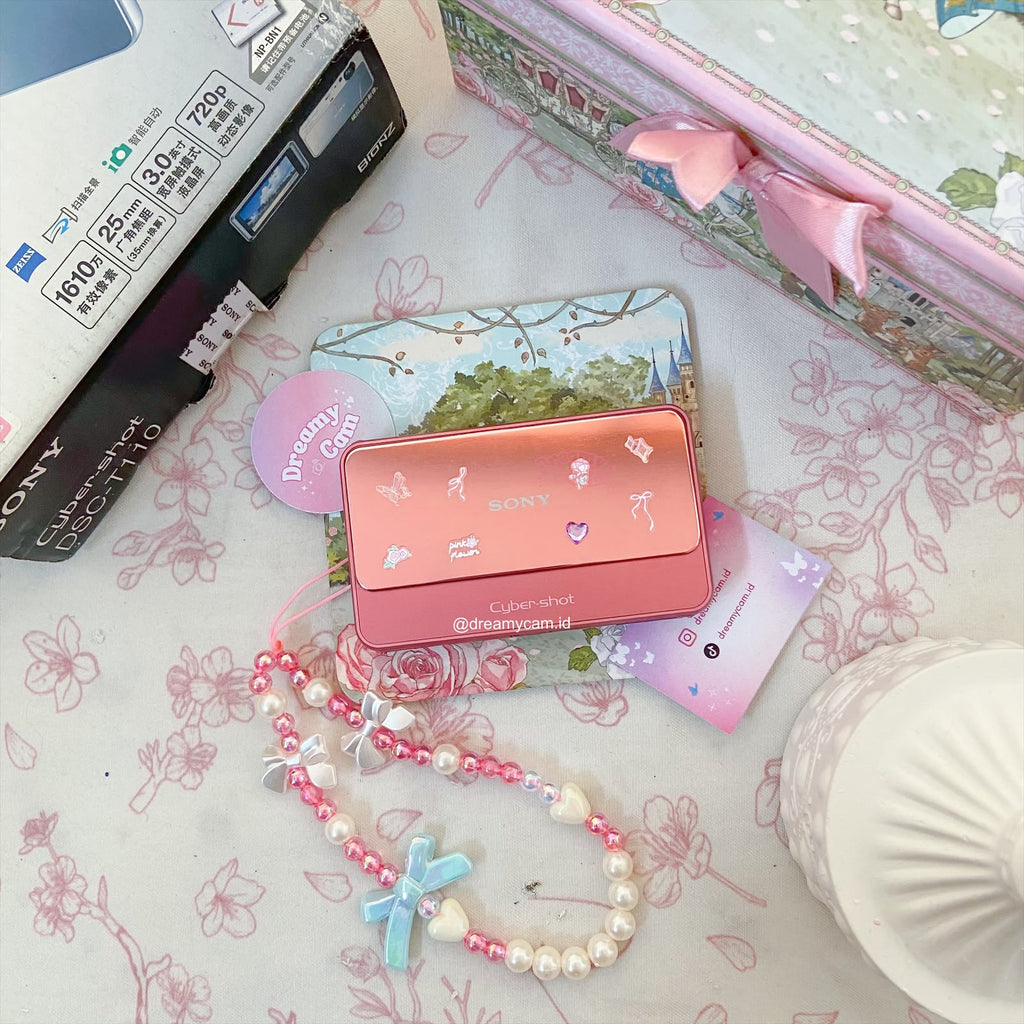 Sony Cybershot T110 in rose pink | Digital Camera CCD Digicam