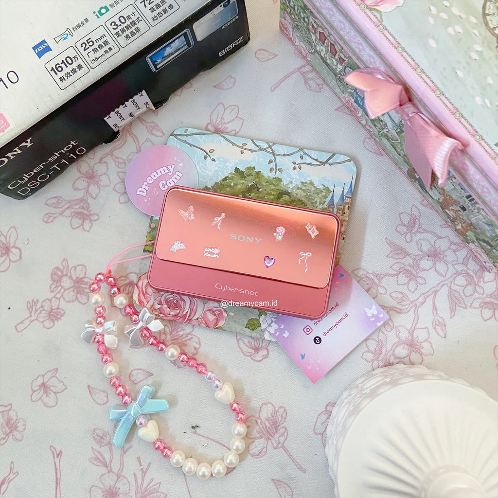Sony Cybershot T110 in rose pink | Digital Camera CCD Digicam