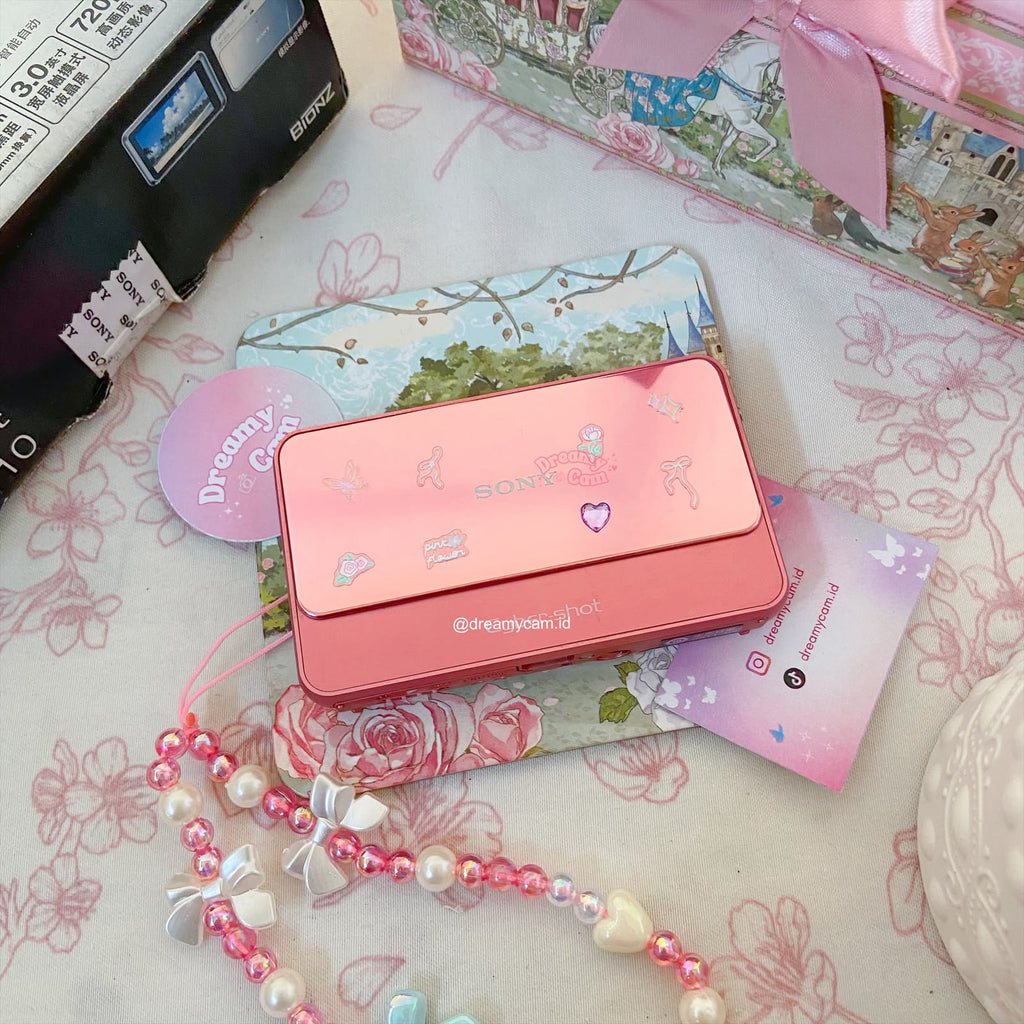 Sony Cybershot T110 in rose pink | Digital Camera CCD Digicam