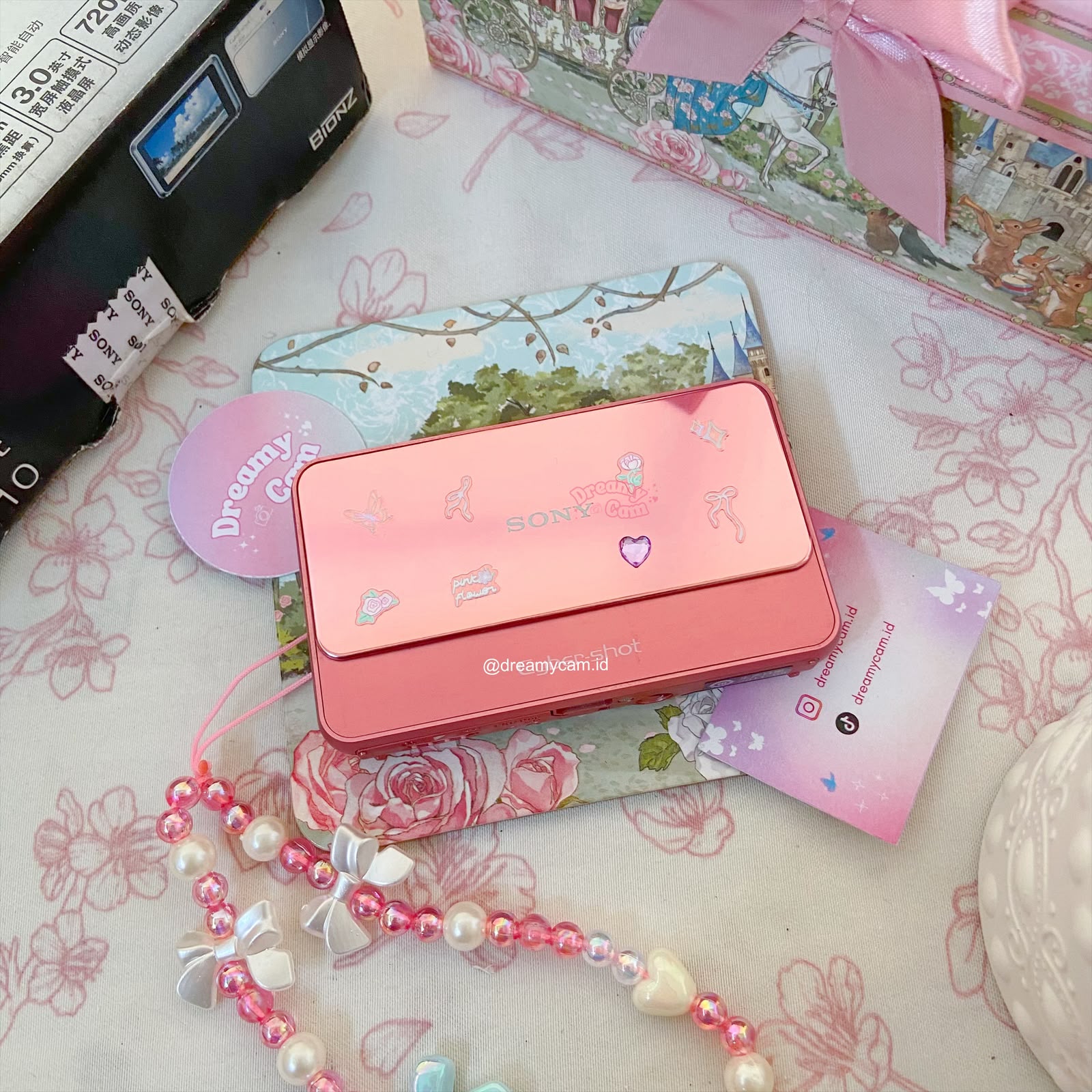 Sony Cybershot T110 in rose pink | Digital Camera CCD Digicam