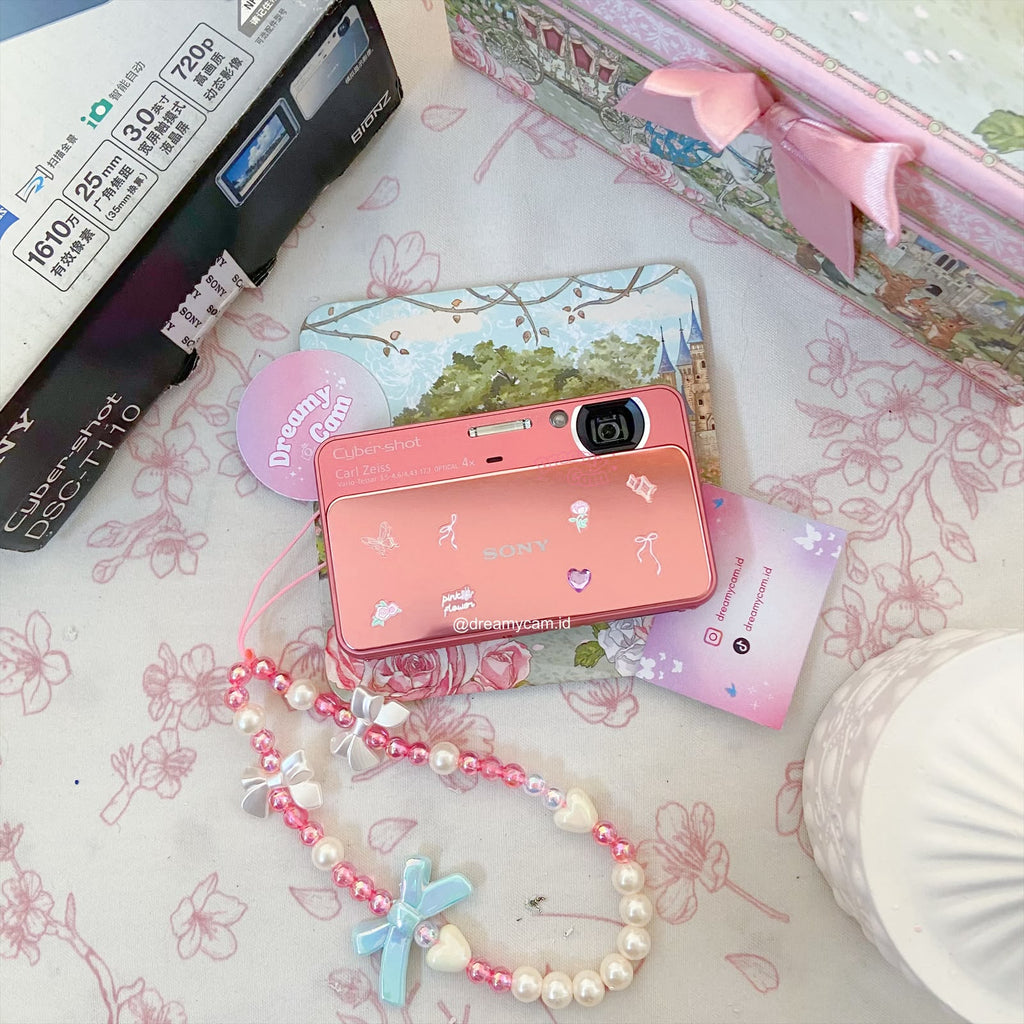 Sony Cybershot T110 in rose pink | Digital Camera CCD Digicam