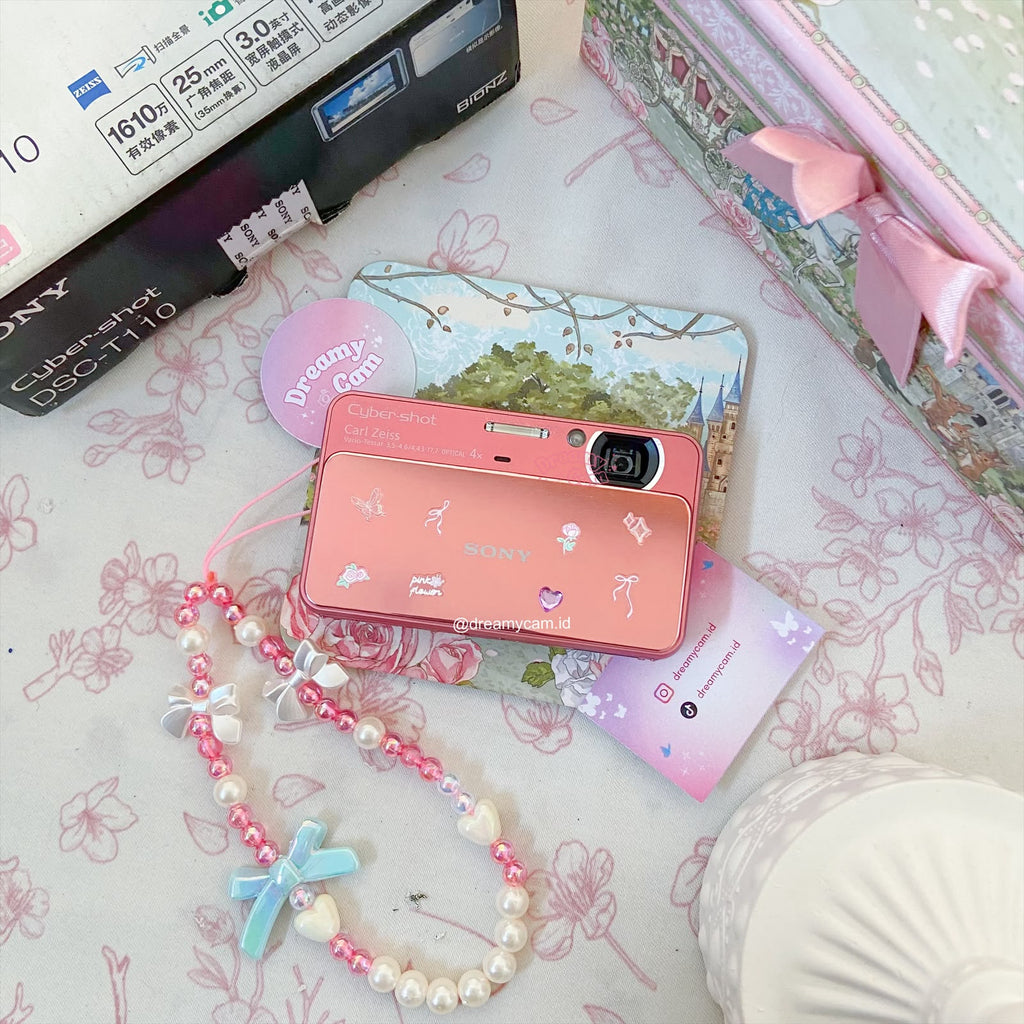 Sony Cybershot T110 in rose pink | Digital Camera CCD Digicam