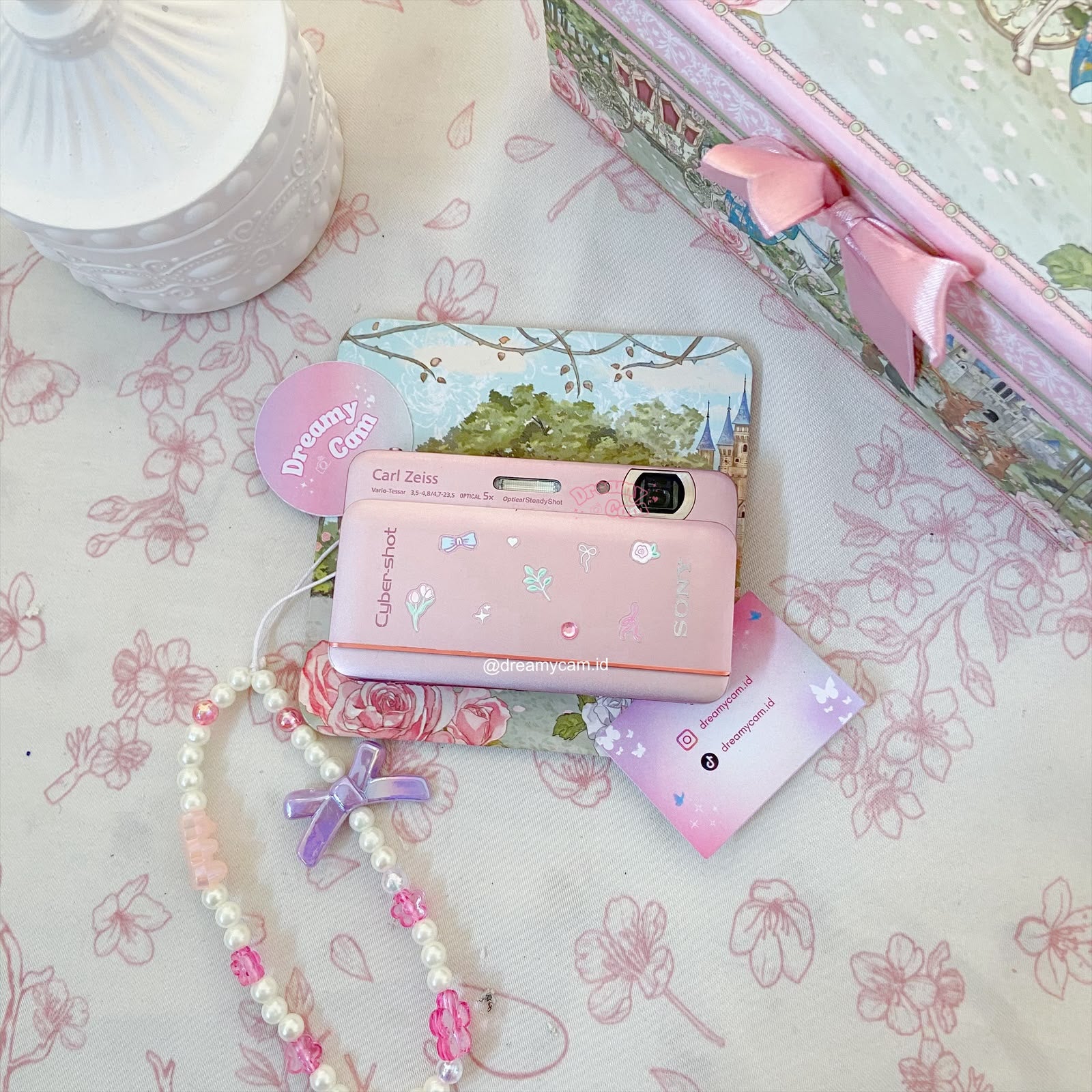 Sony Cybershot TX66 in soft pink | Digital Camera CCD Digicam