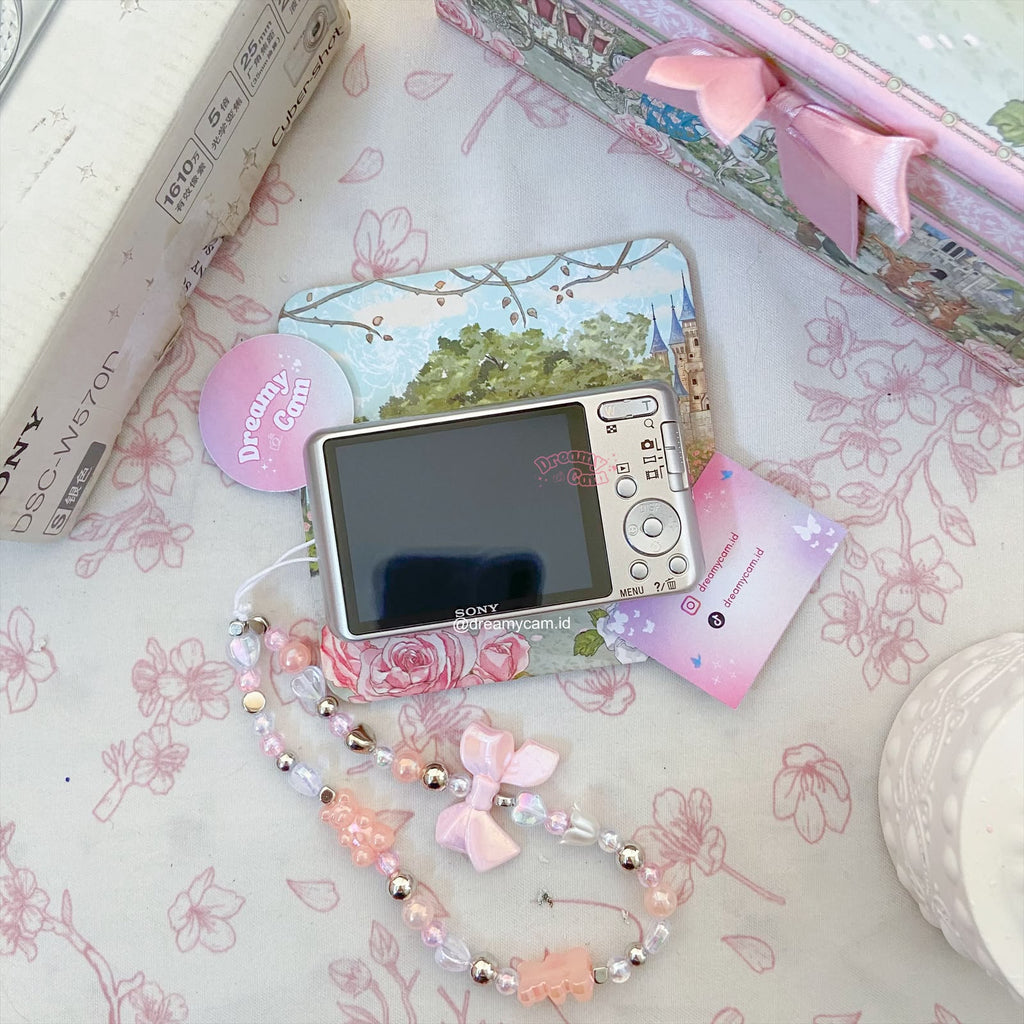 Sony Cybershot W570D (special edition) in silver bejeweled | Digital Camera CCD Digicam