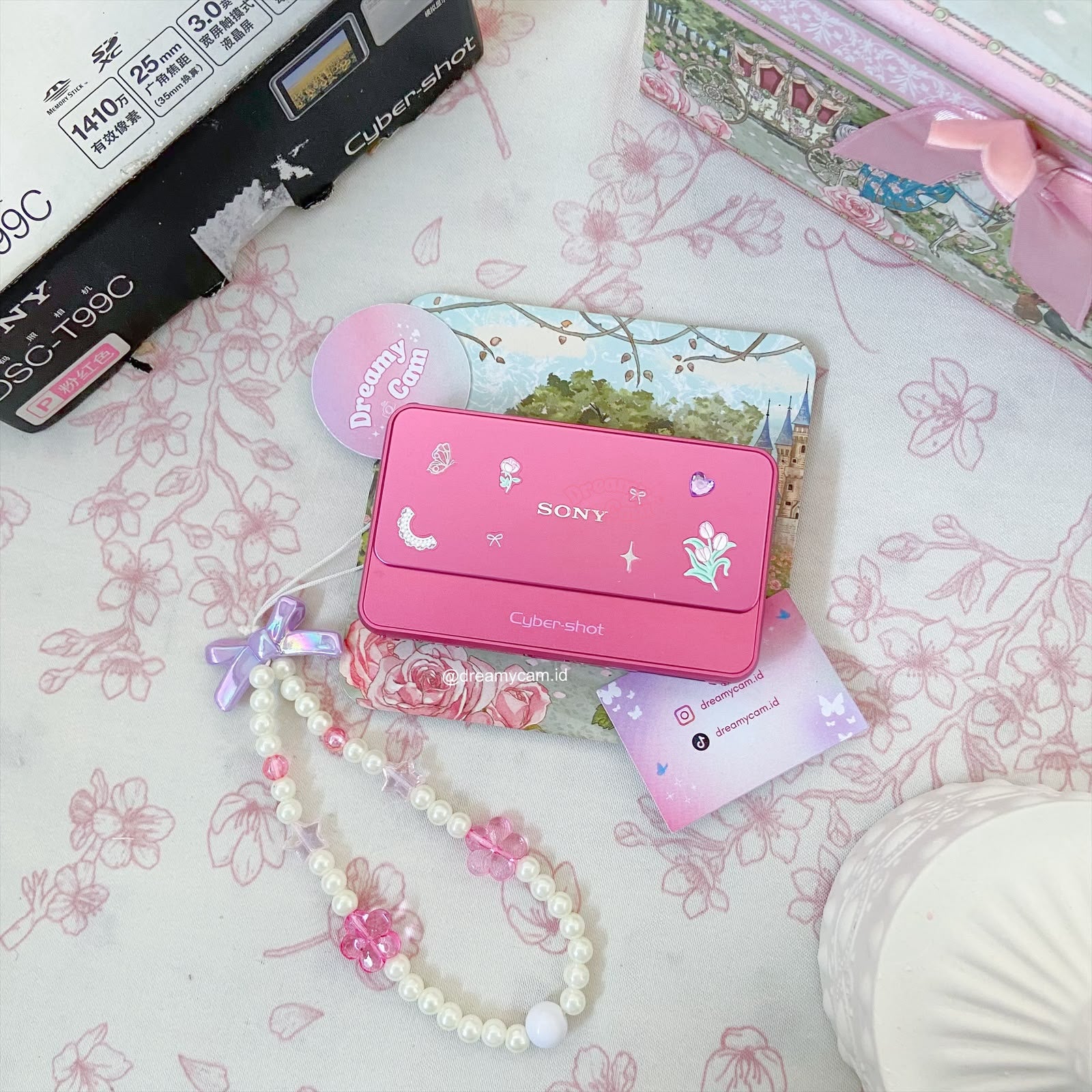 Sony Cybershot T99 in pink  | Digital Camera CCD Digicam