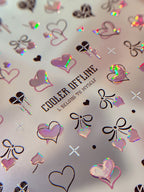 5D Digicam Stickers | Y2K Aesthetic Camera Stickers | Hearts