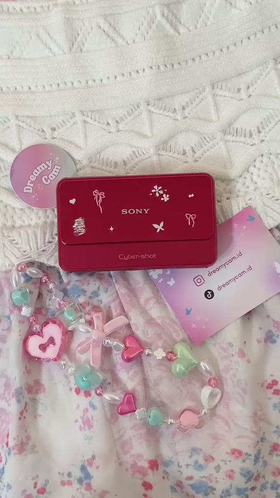 Sony Cybershot DSC-T110 Red | Digital Camera CCD Digicam Compact Slide