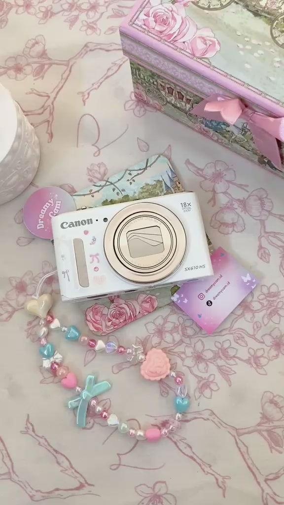 Canon Powershot SX610 HS (wifi + pop up flash) in white | Digital Camera CCD Digicam