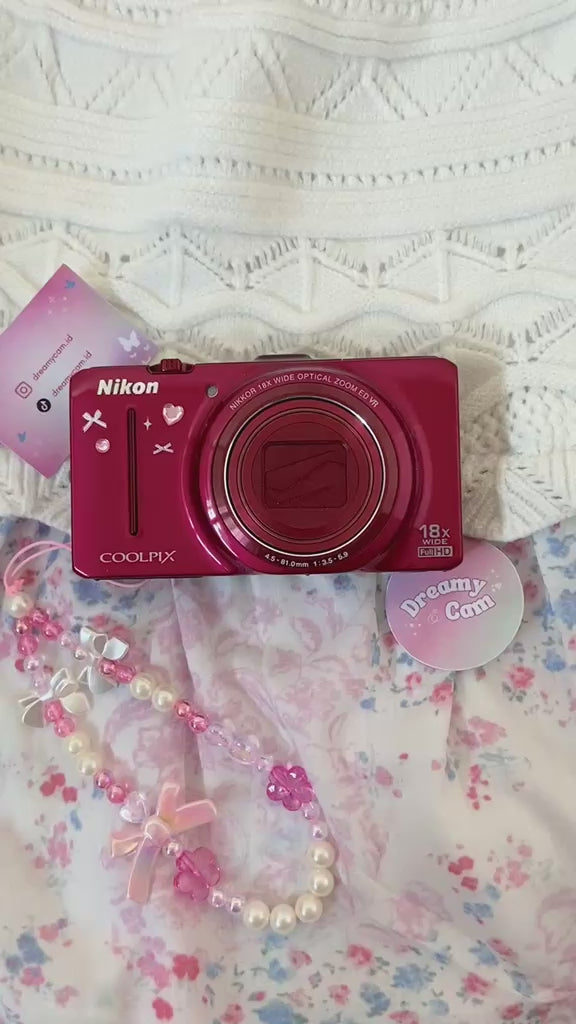 Nikon Coolpix S9300 Red Popped Up Flash | Digital Camera CCD Digicam