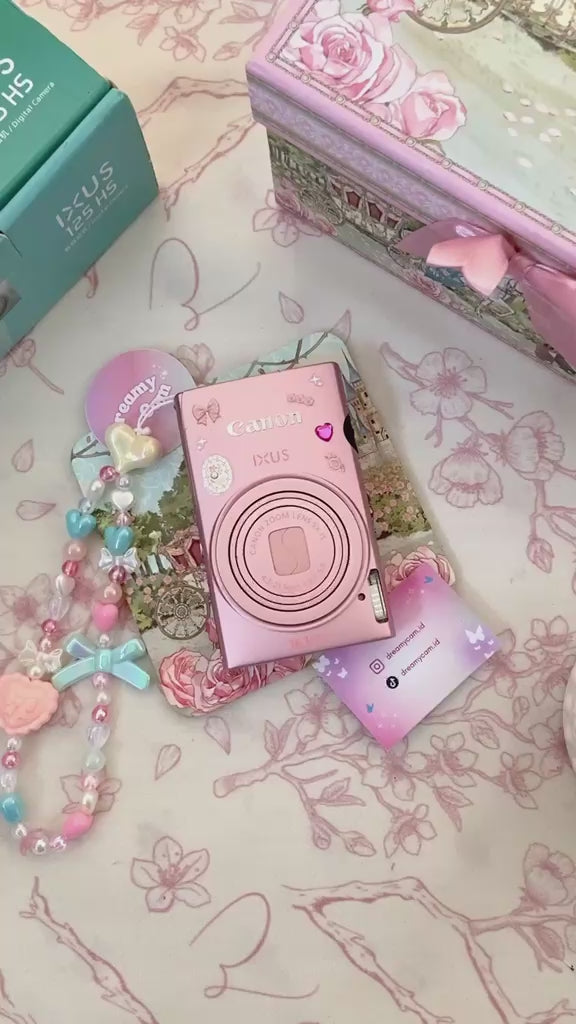Canon Ixus 125 HS in pink | Digital Camera CCD Digicam