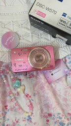 Sony Cybershot DSC-W570 Pink with Original Box | Digital Camera CCD Digicam