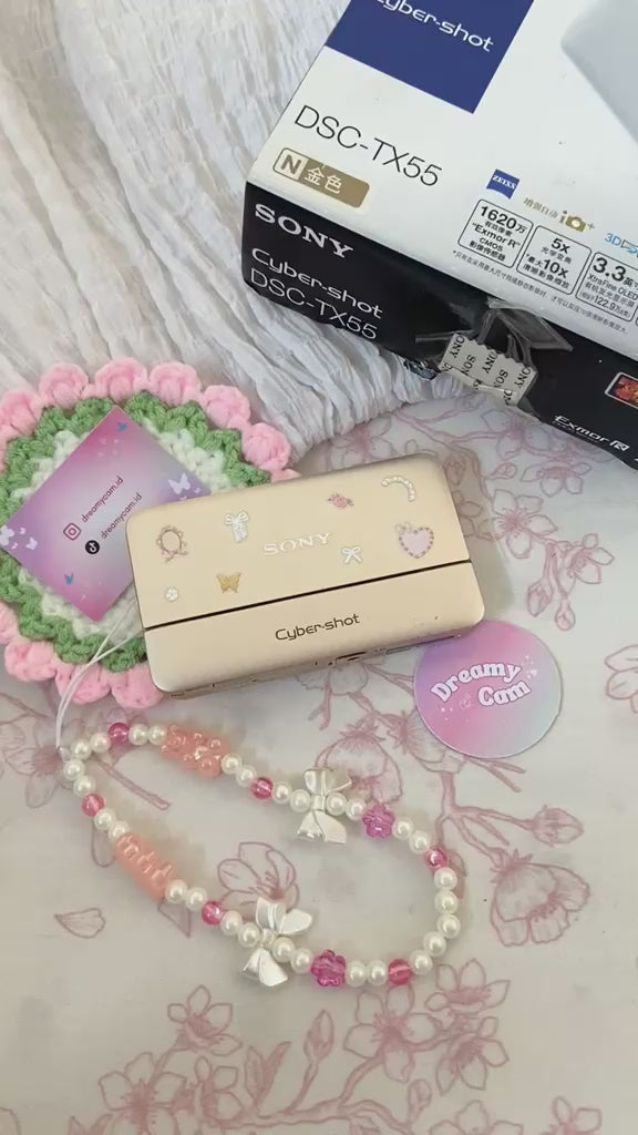 Sony Cybershot TX55 in champagne | Digital Camera CCD Digicam