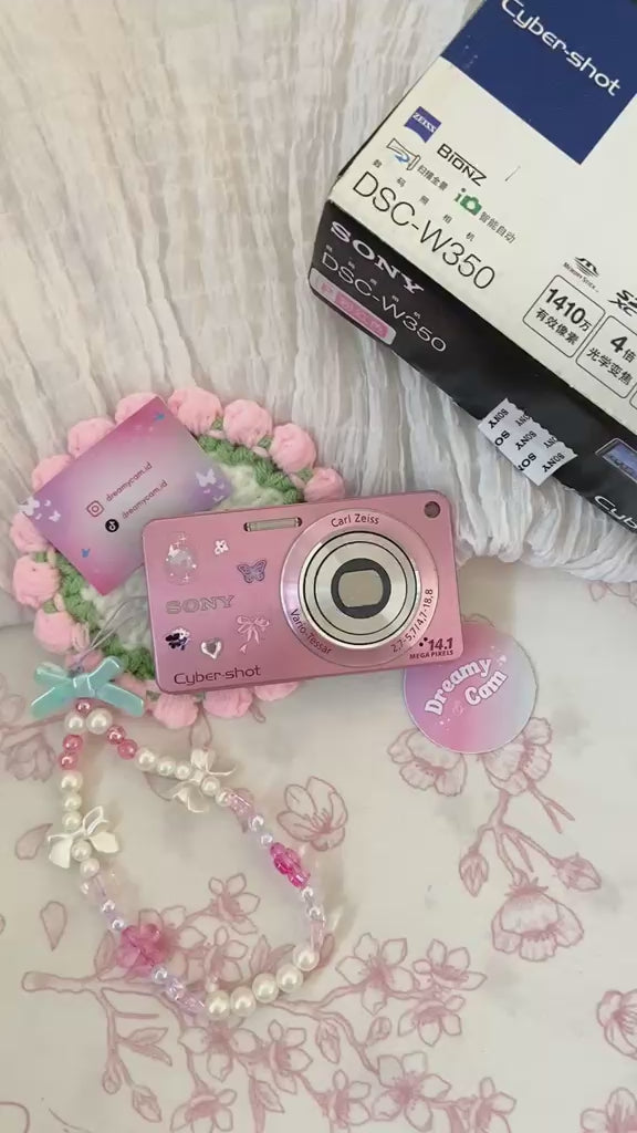 Sony Cybershot W350 in pink | Digital Camera CCD Digicam