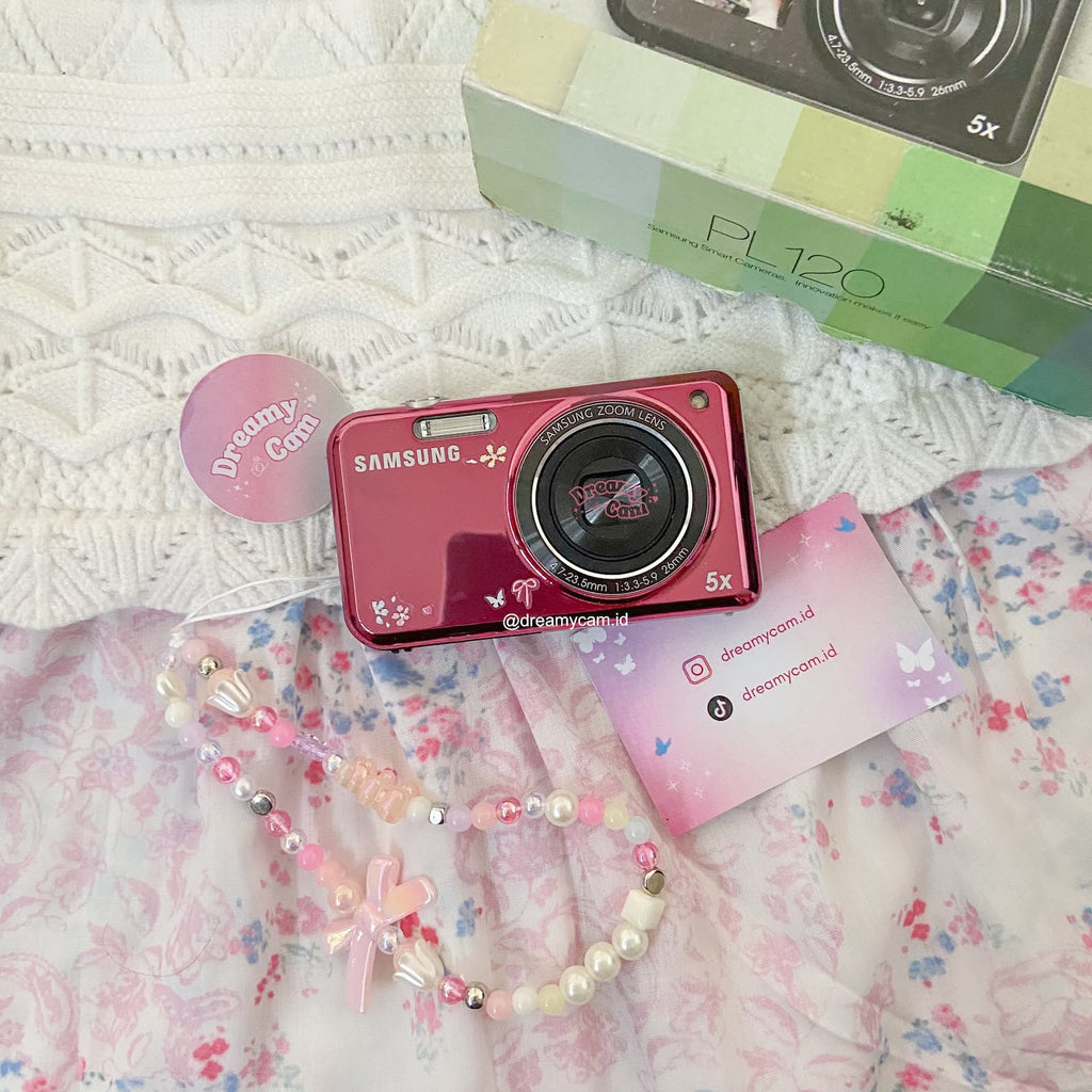 Samsung PL120 Pink Dual Screen | Digital Camera CCD Digicam Compact
