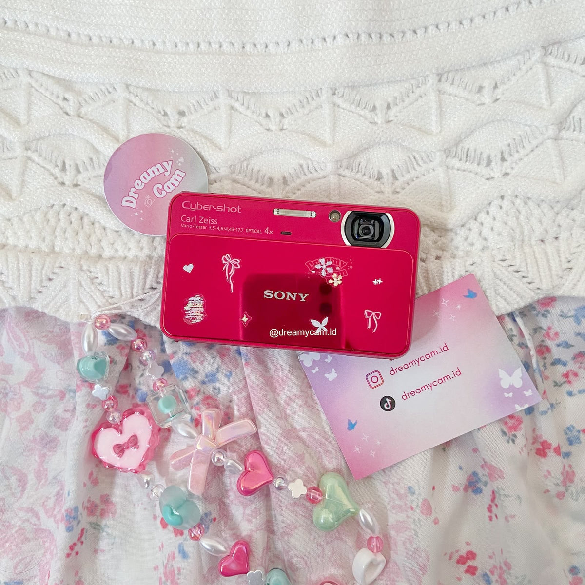 Sony Cybershot DSC-T110 Red | Digital Camera CCD Digicam Compact Slide