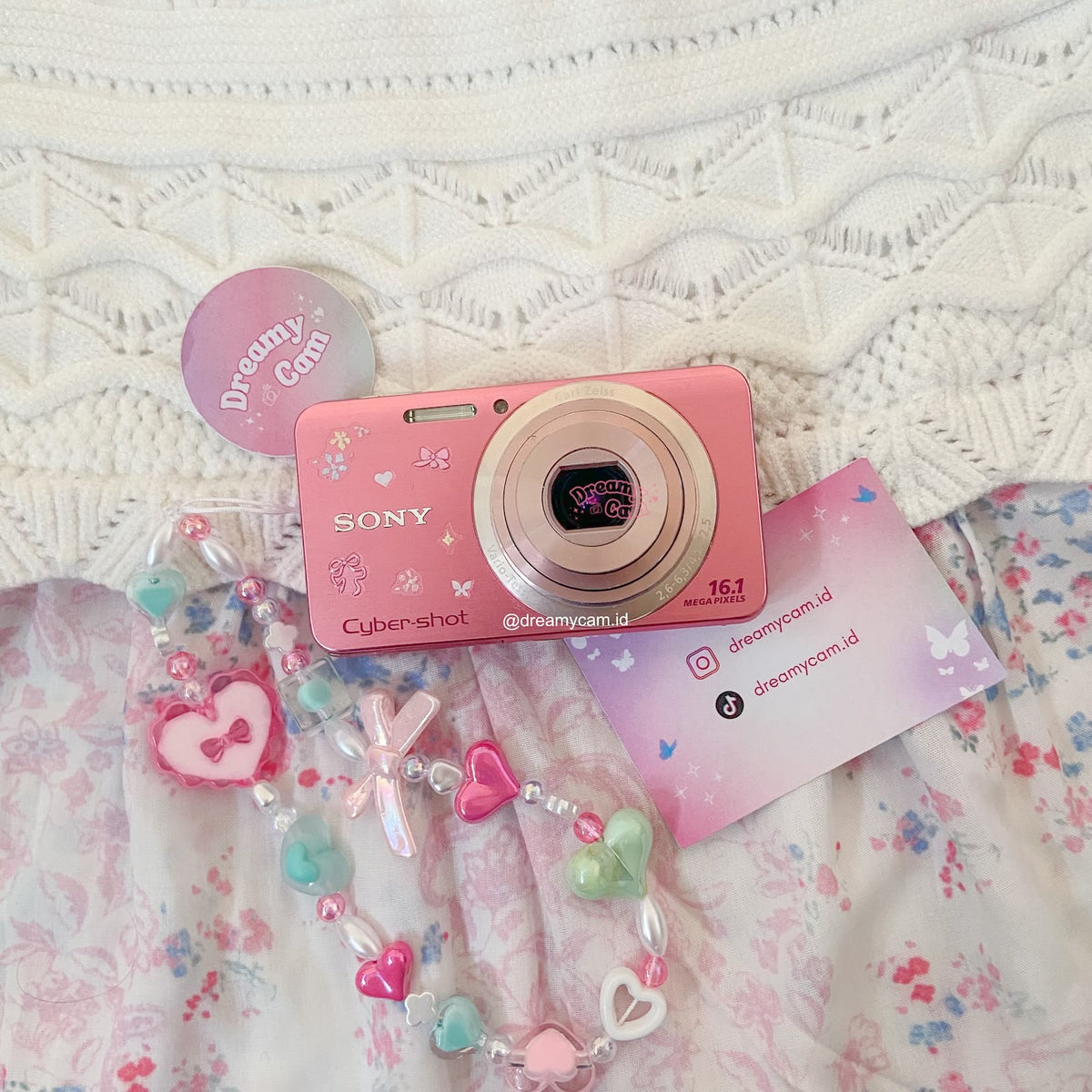 Sony Cybershot DSC-W630 Pink | Digital Camera CCD Digicam Compact