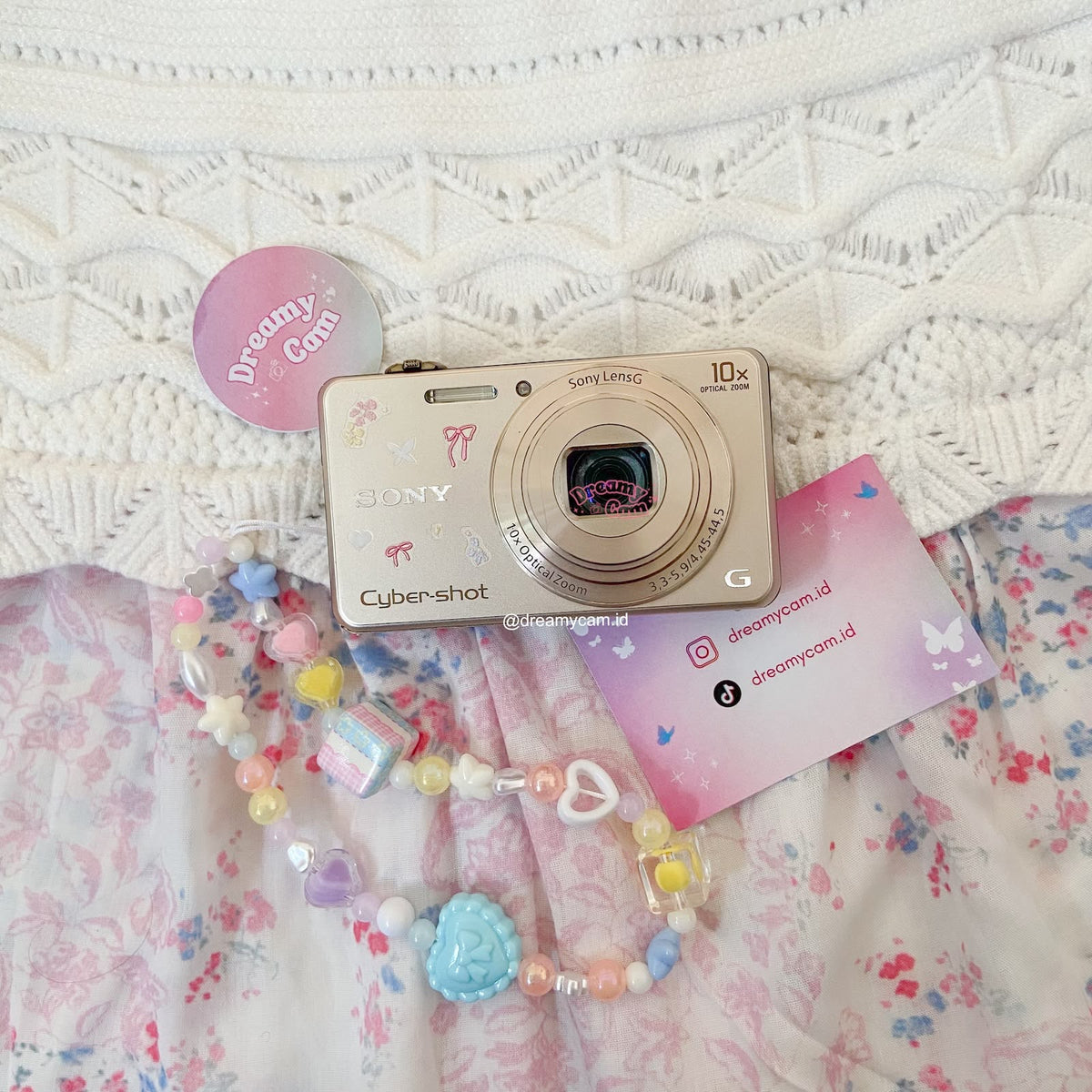 Sony Cybershot DSC-WX220 Champagne Gold | Digital Camera CCD Digicam Compact