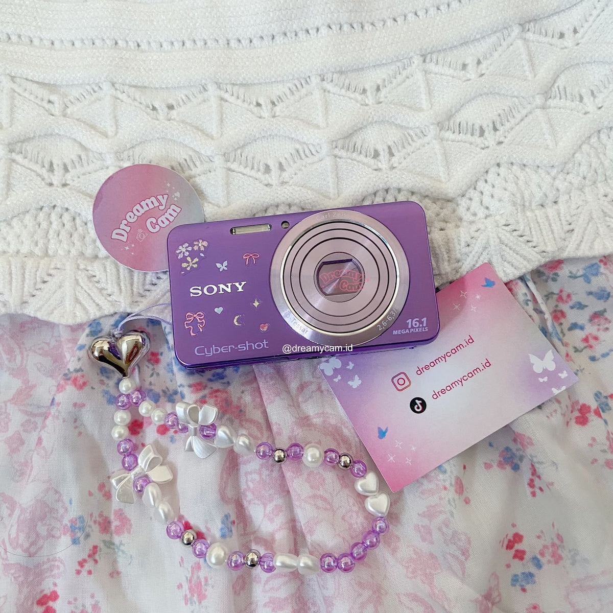 Sony Cybershot DSC-W630 Purple | Digital Camera CCD Digicam Compact
