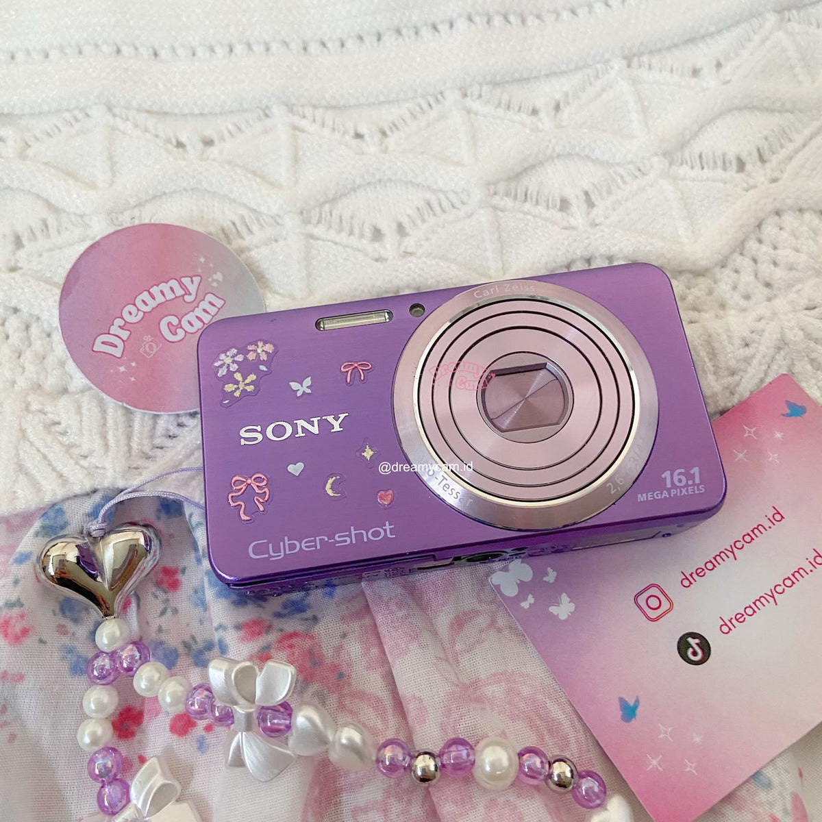 Sony Cybershot DSC-W630 Purple | Digital Camera CCD Digicam Compact